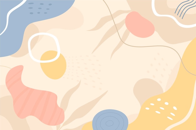 Fondo minimalista dibujado a mano