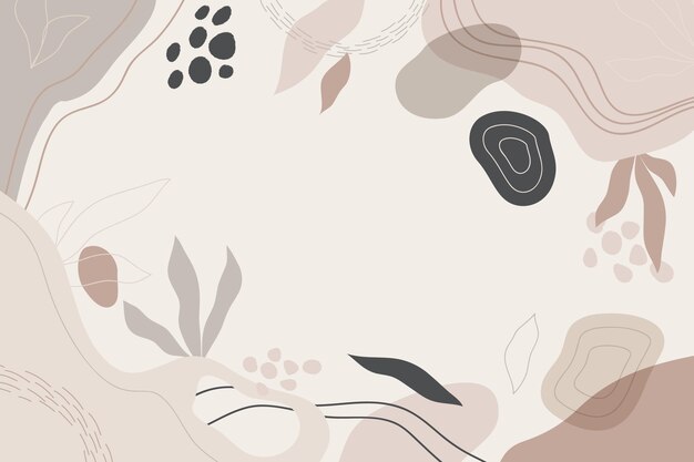 Fondo minimalista dibujado a mano