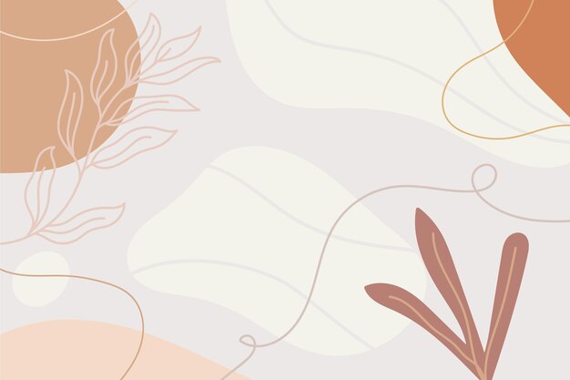 Fondo minimalista dibujado a mano