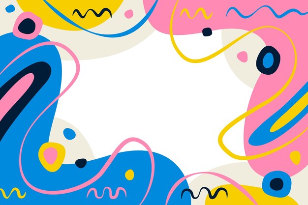 Fondo minimalista dibujado a mano