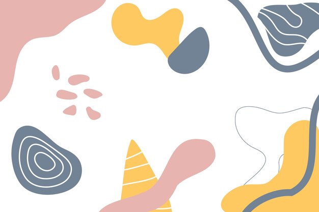 Fondo minimalista dibujado a mano
