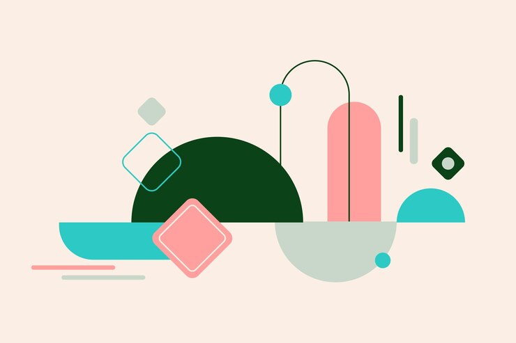 Vector gratuito fondo minimalista de diseño plano