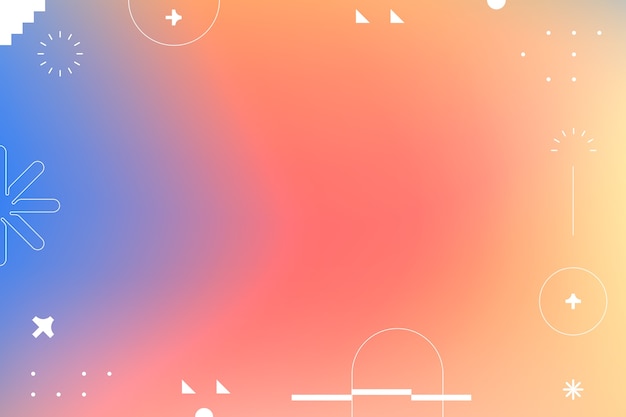 Fondo minimalista con gradiente