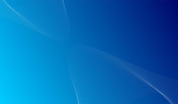 Fondo minimalista de línea de degradado de onda