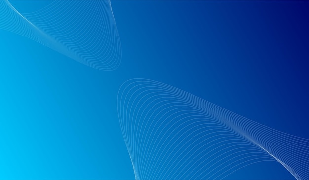 Fondo minimalista de línea de degradado de onda