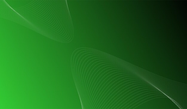 Fondo minimalista de línea de degradado de onda