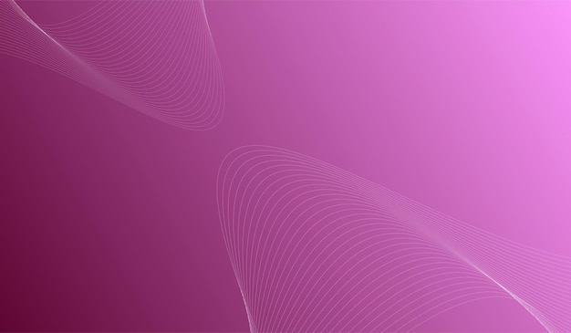 Fondo minimalista de línea de degradado de onda