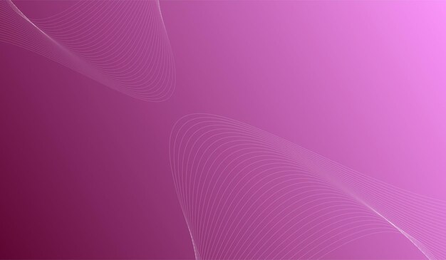 Fondo minimalista de línea de degradado de onda