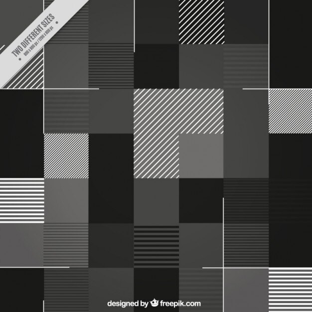 Fondo minimalista negro y blanco con cuadros