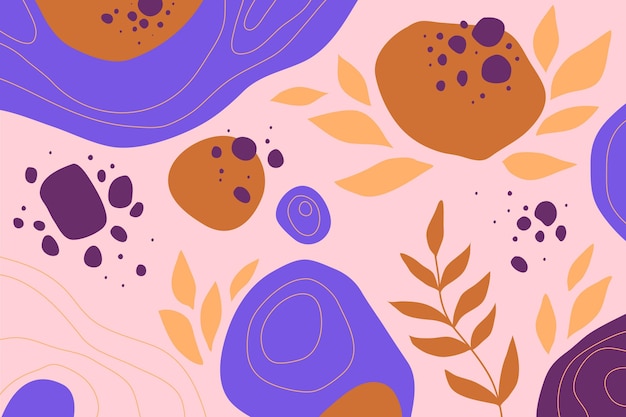 Fondo mínimo dibujado a mano