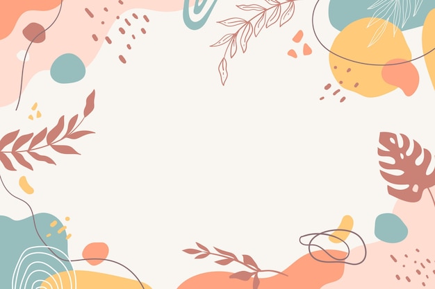 Fondo mínimo dibujado a mano