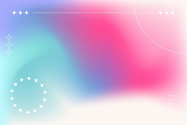 Fondo de moda con gradiente