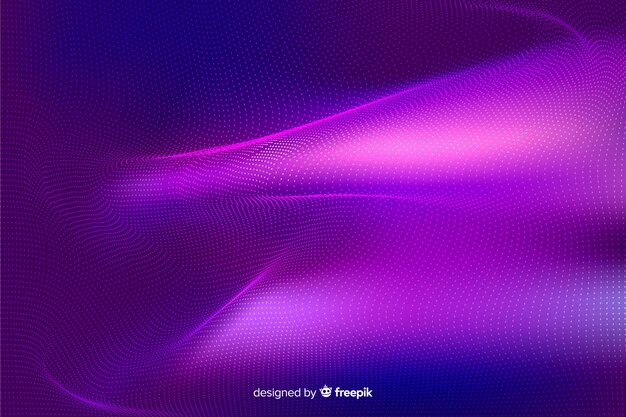 Fondo de modelos abstractos partículas brillantes