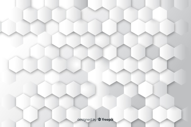 Fondo con modelos geométricos en papel