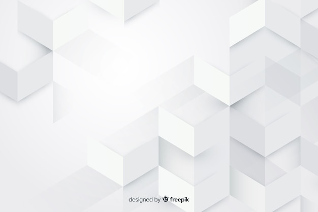 Fondo de modelos geométricos en papel