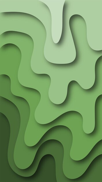 Fondo moderno abstracto Fondo cortado en papel Ilustración vectorial