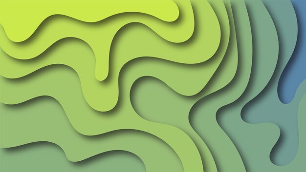 Fondo moderno abstracto Fondo cortado en papel Ilustración vectorial