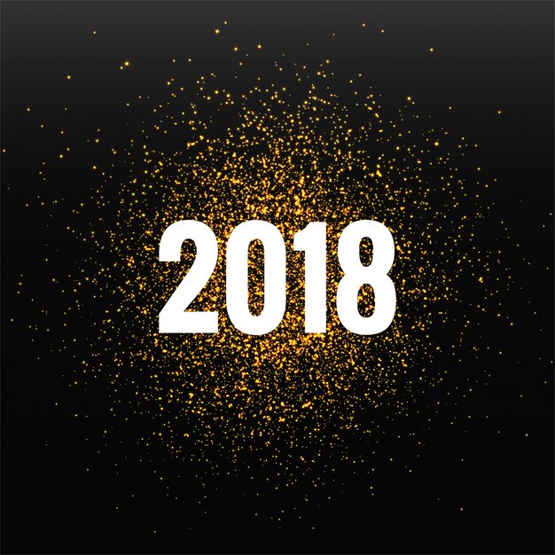 Fondo moderno año nuevo 2018