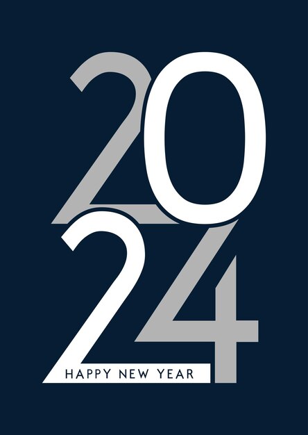 Fondo moderno con un diseño de Feliz Año Nuevo