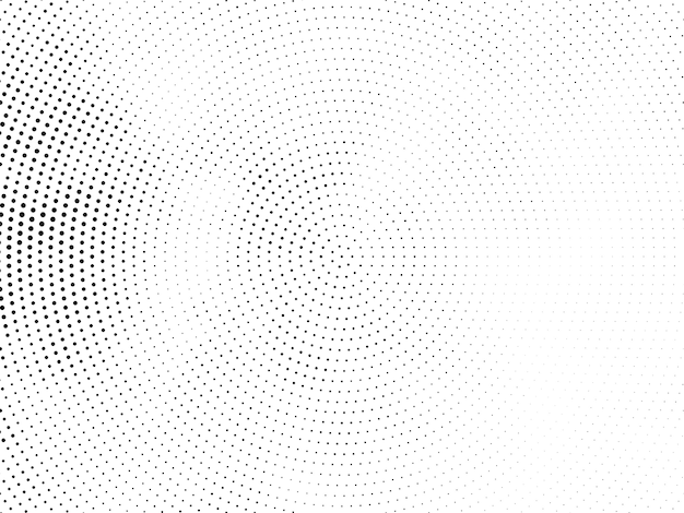 Fondo moderno de diseño de semitono circular elegante