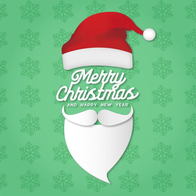 Fondo moderno de feliz Navidad