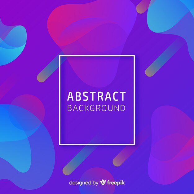 Fondo moderno con figuras abstractas
