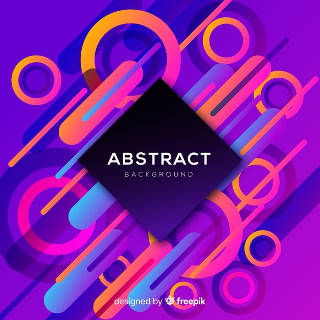 Fondo moderno con formas abstractas