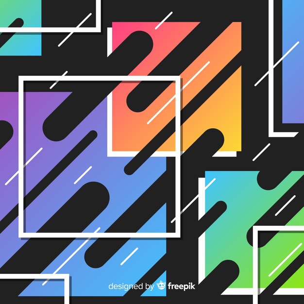 Fondo moderno con formas abstractas