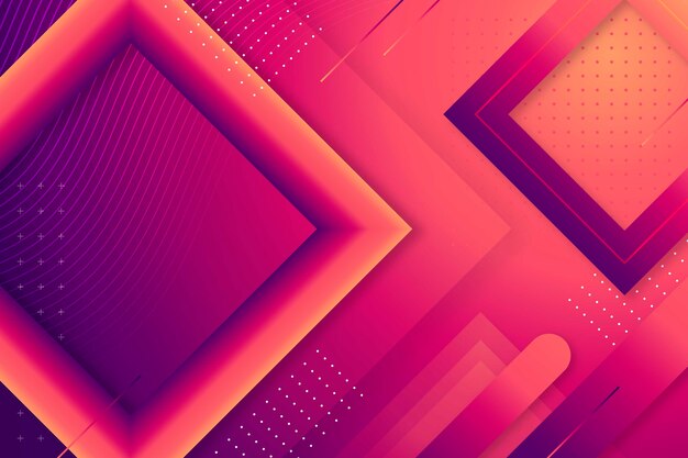 Fondo moderno de formas de degradado