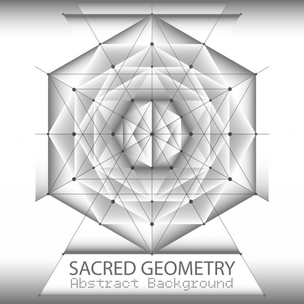 Vector gratuito fondo moderno de geométrica sagrada con líneas