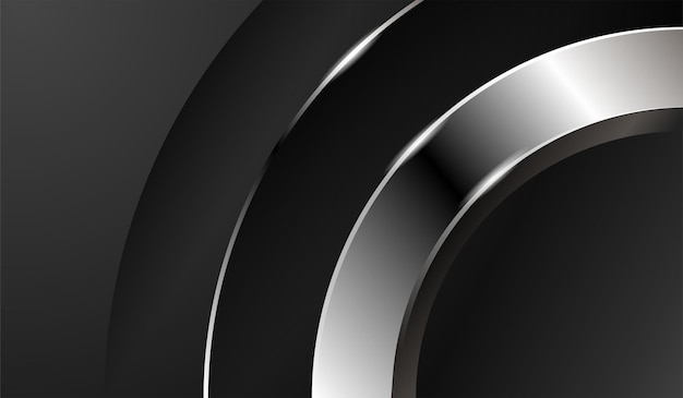 Fondo moderno lujo plata diseños minimalista vector abstracto