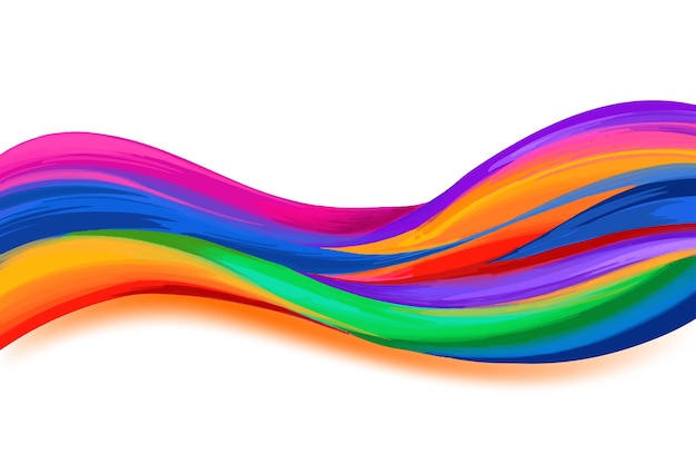 El fondo moderno de ondas de alambre de colores