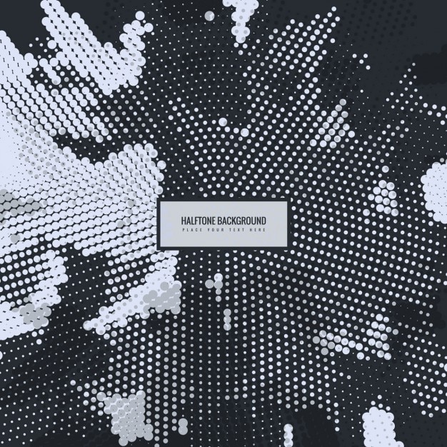 Fondo moderno punteado