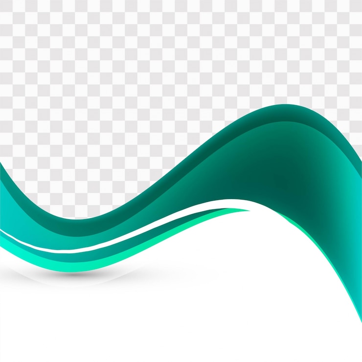 Vector gratuito fondo moderno verde ondulado