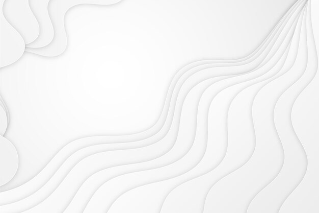 Fondo monocromático blanco de estilo de papel