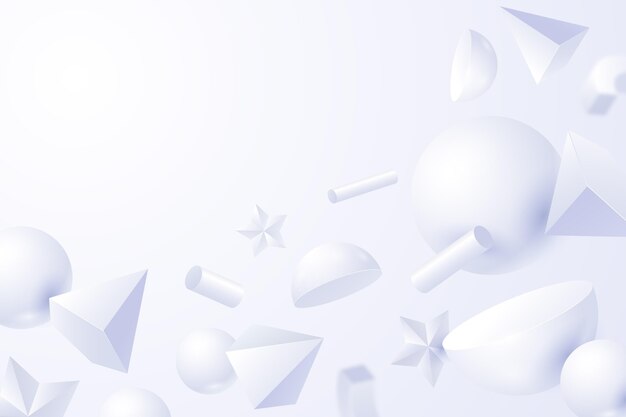 Fondo monocromático blanco con gradiente