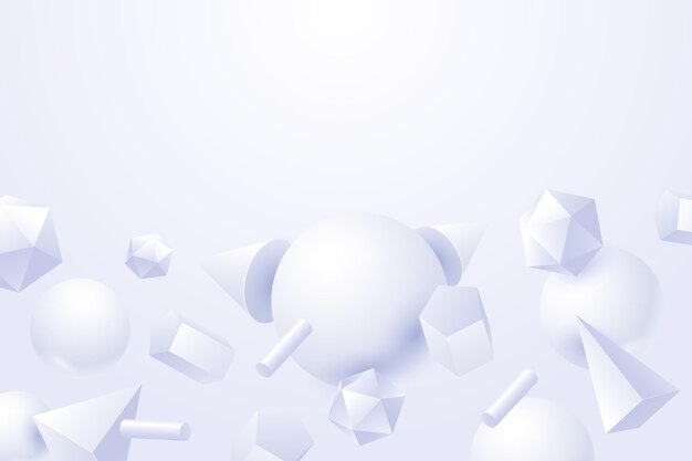 Fondo monocromático blanco con gradiente