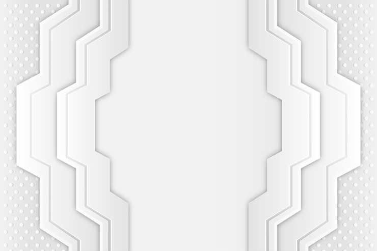 Vector gratuito fondo monocromático blanco realista