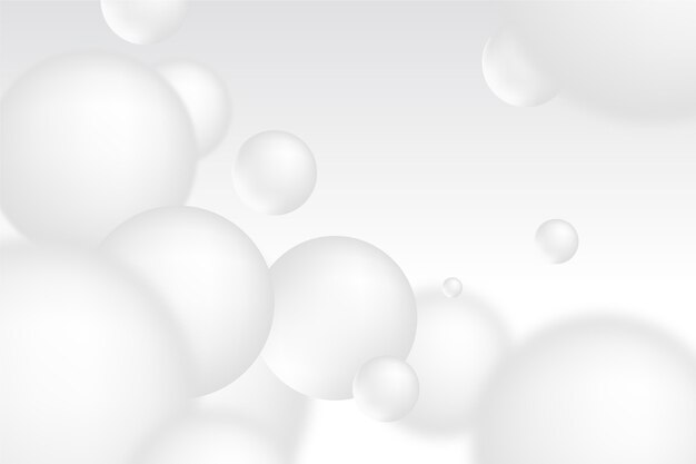 Fondo monocromático blanco realista