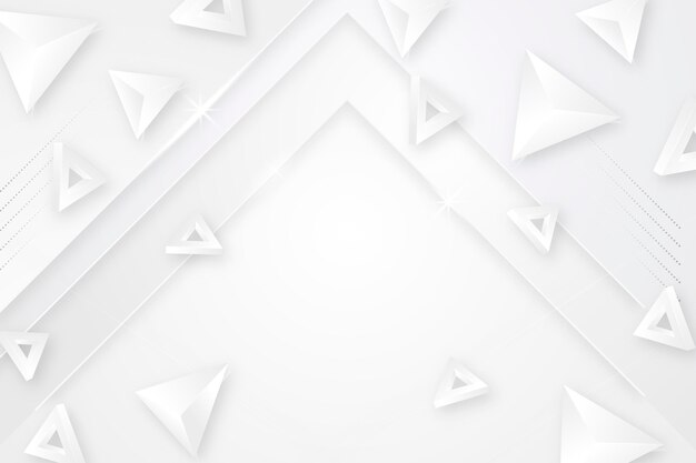 Fondo monocromático blanco realista