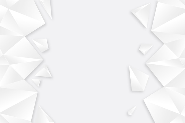 Fondo monocromático blanco realista
