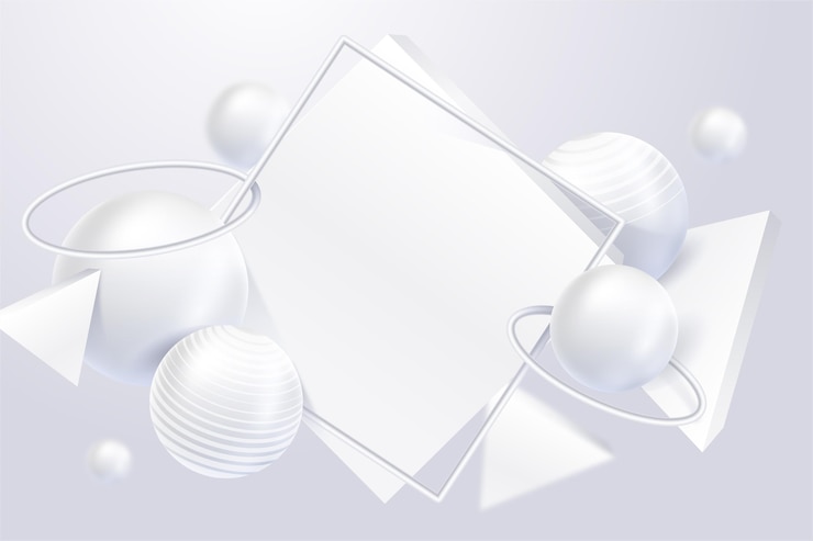 Vector gratuito fondo monocromático blanco realista