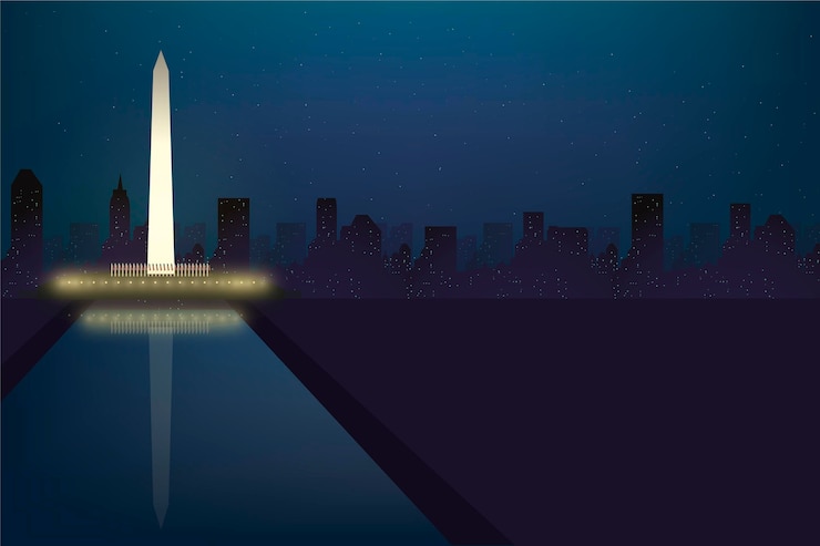 Vector gratuito fondo de monumentos de la ciudad