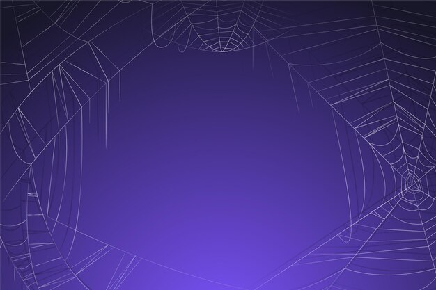 Fondo morado de halloween con espacio vacío