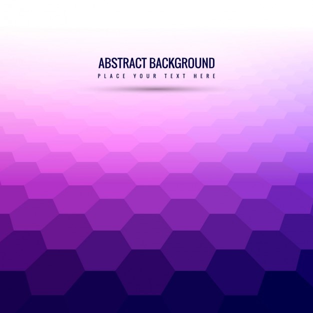Fondo morado con hexágonos