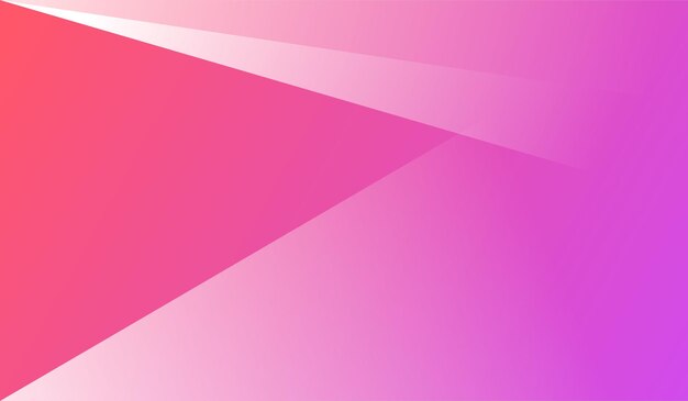 Un fondo morado y rosa con un triángulo blanco en el centro.