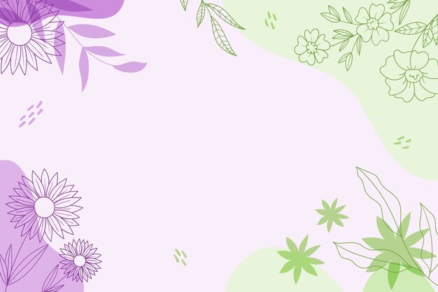 Fondo morado y verde