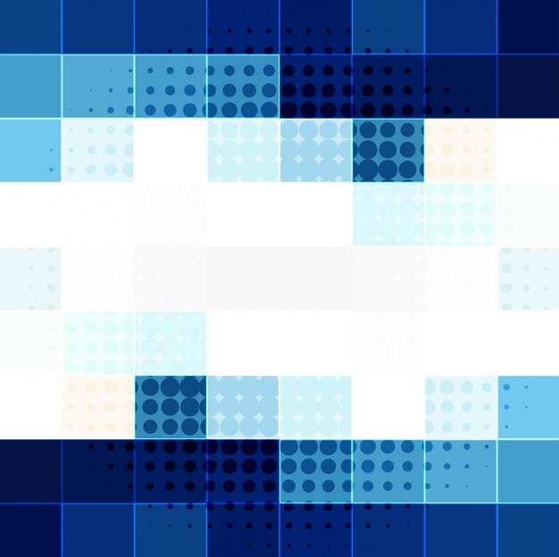 Fondo con mosaico azul