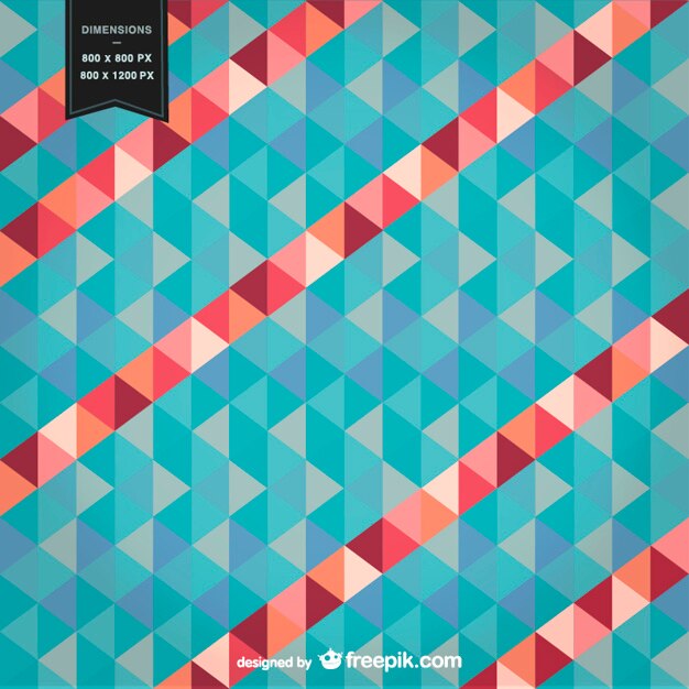 Fondo de mosaico geométrico