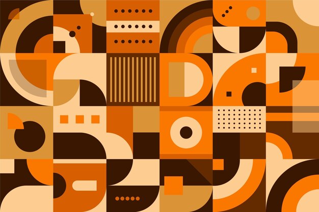 Fondo de mosaico plano